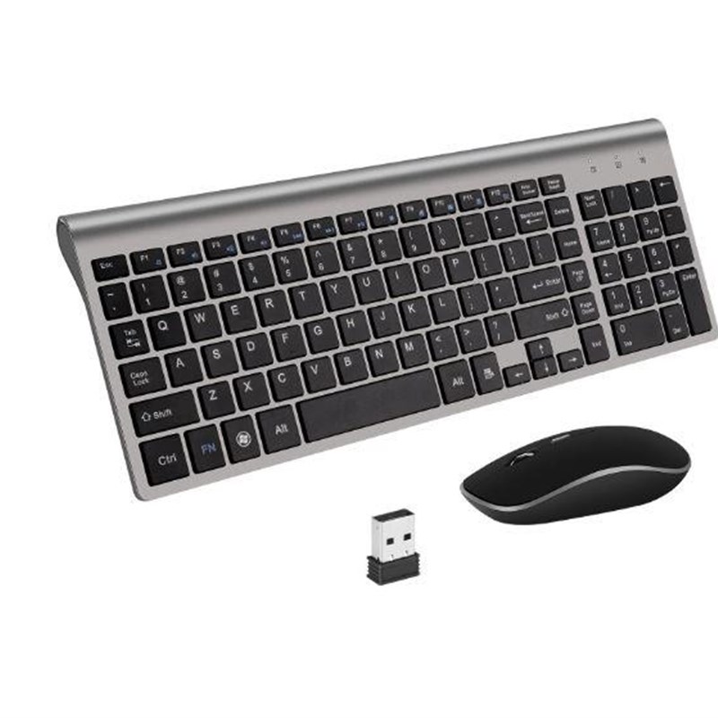 USB Wireless keyboard and mouse set ultra thin office typing