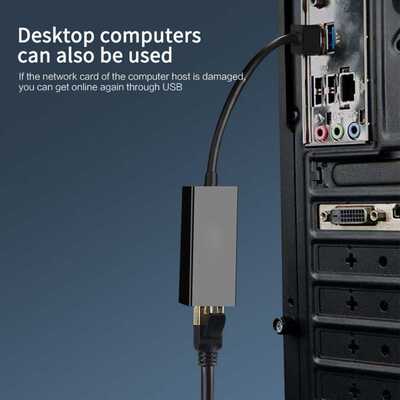 USB 3.0 Gigabit Ethernet Adapter Network Card RJ45 Lan Ether