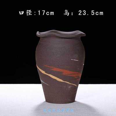 陶罐花钵陶缸移植大号简约装饰大口径15cm多肉花盆瓦罐小号粗陶盆