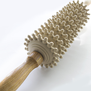 Massage Wood Roller Acupuncture Body Back newWooden