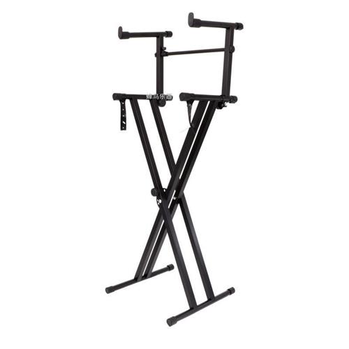 加高架键盘支架电子琴双层琴架交叉管加高部分加高单双管X琴架