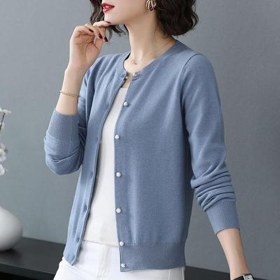 Fashion Korean Knitting Cardigans Women Solid elegant long s
