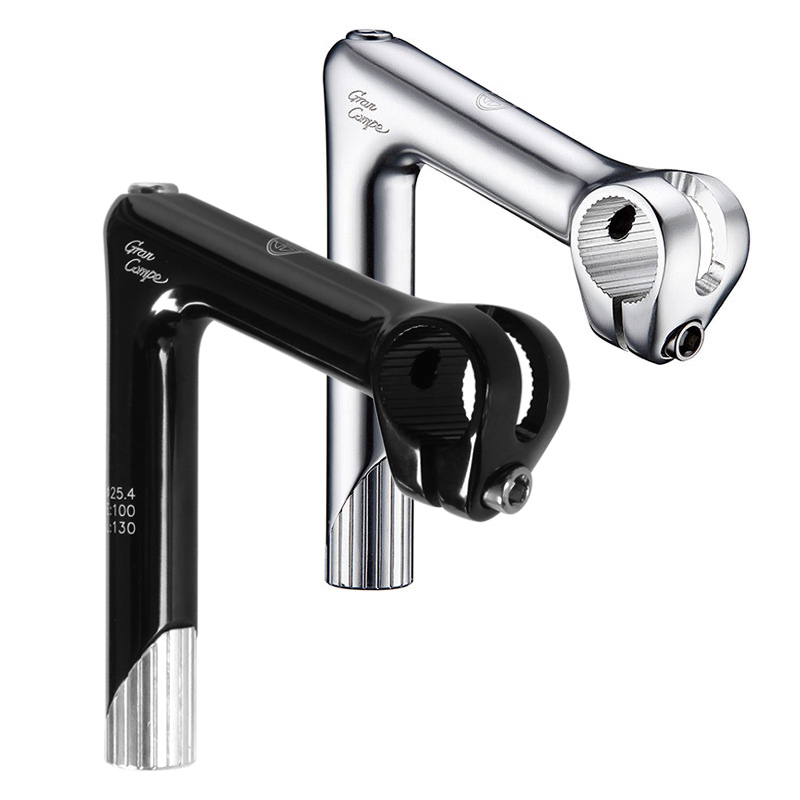 太雅康培ENE STEM HOLE-IN 拋光银25.4铝合金冷锻造鹅颈镂空把立