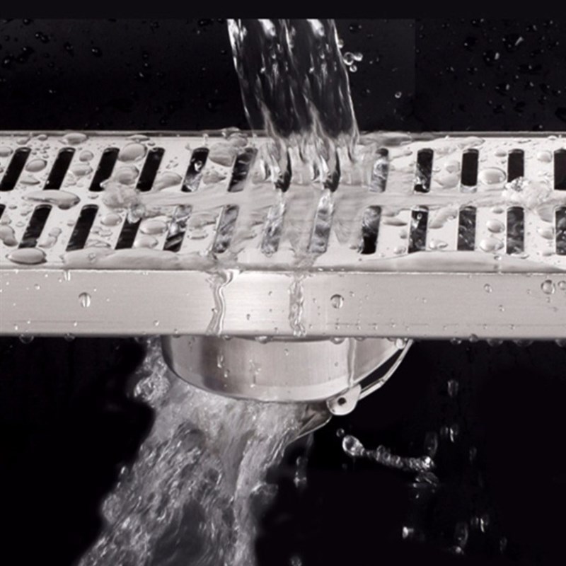 304不锈钢盖板厨房下水道水槽盖板线性排水沟雨水篦子冲孔盖板