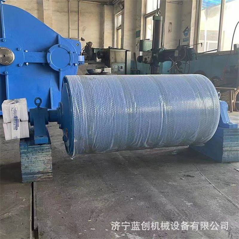 结构紧凑电动滚筒 TDY75型移动式电动滚筒 外置包胶电动滚筒