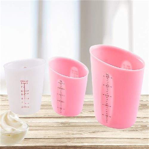 250500ml Pink Silicone Measuring Cups For Resin Kitchen