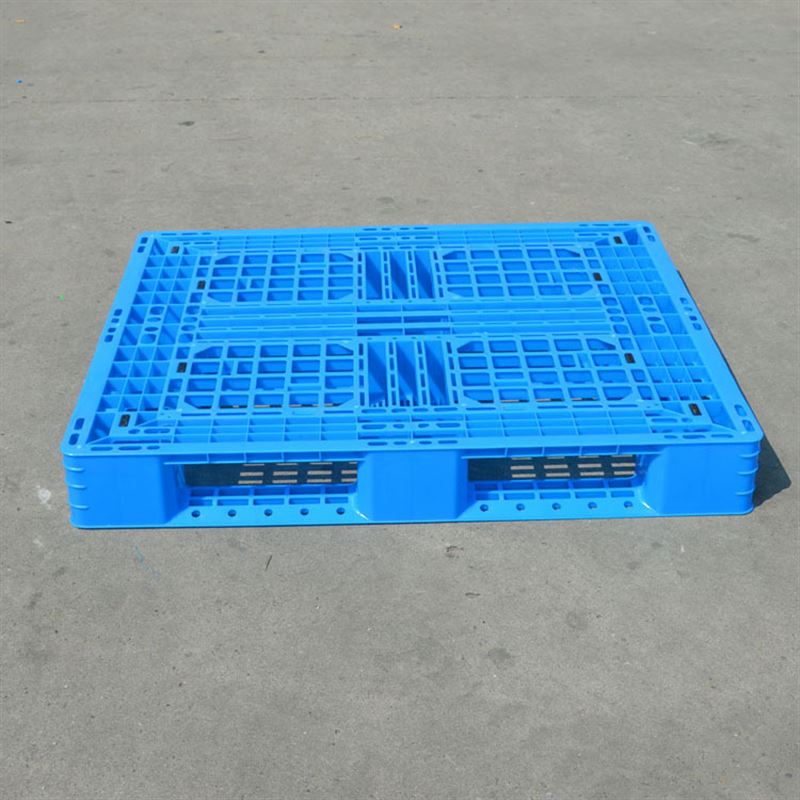 塑料托盘网格1210田字轻型塑胶栈板蓝色堆高机垫仓卡板
