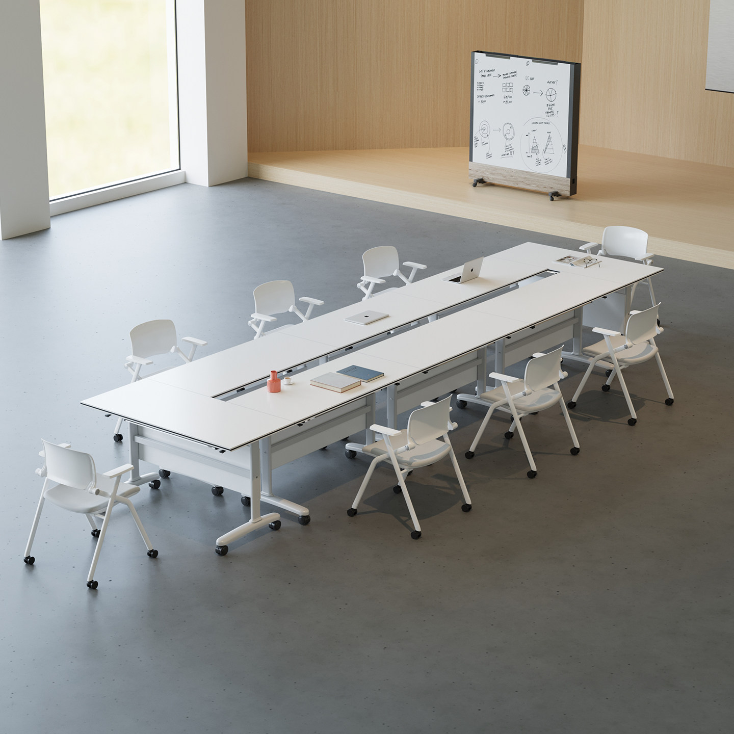 折叠会议桌可移动拼接办公长条桌教育机构课桌多功能培训桌椅组合,商业/办公家具,培训桌/培训台,淘宝优惠券,粉丝福利购,淘宝优惠卷