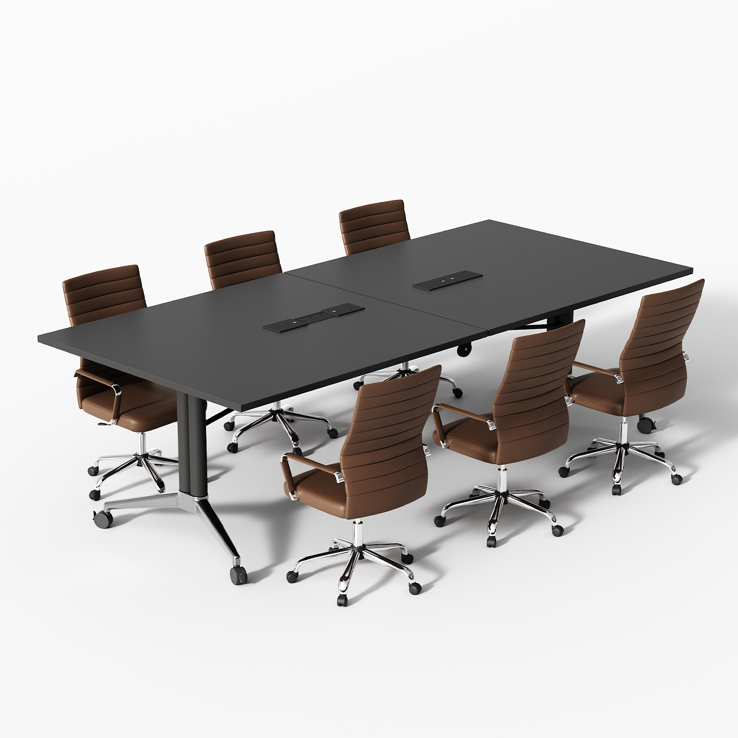 E0级折叠会议桌可拼接长条培训桌