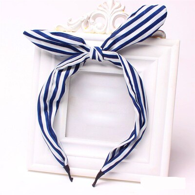 好货Korea Bow Headband Women Lovely Rabbit Ears Hairband Gir