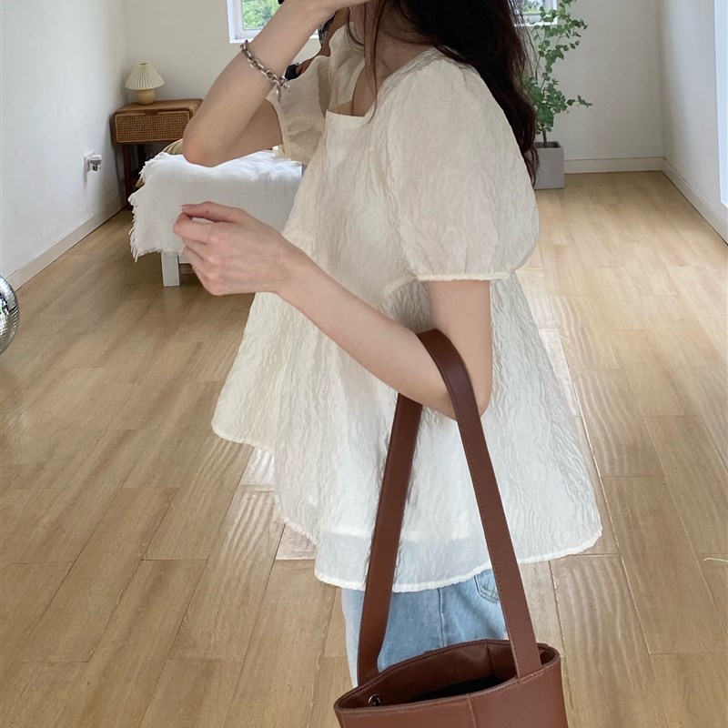 好货孕妇装套装夏季薄款短袖娃娃衫休闲夏天遮肚子上衣短裤两件套