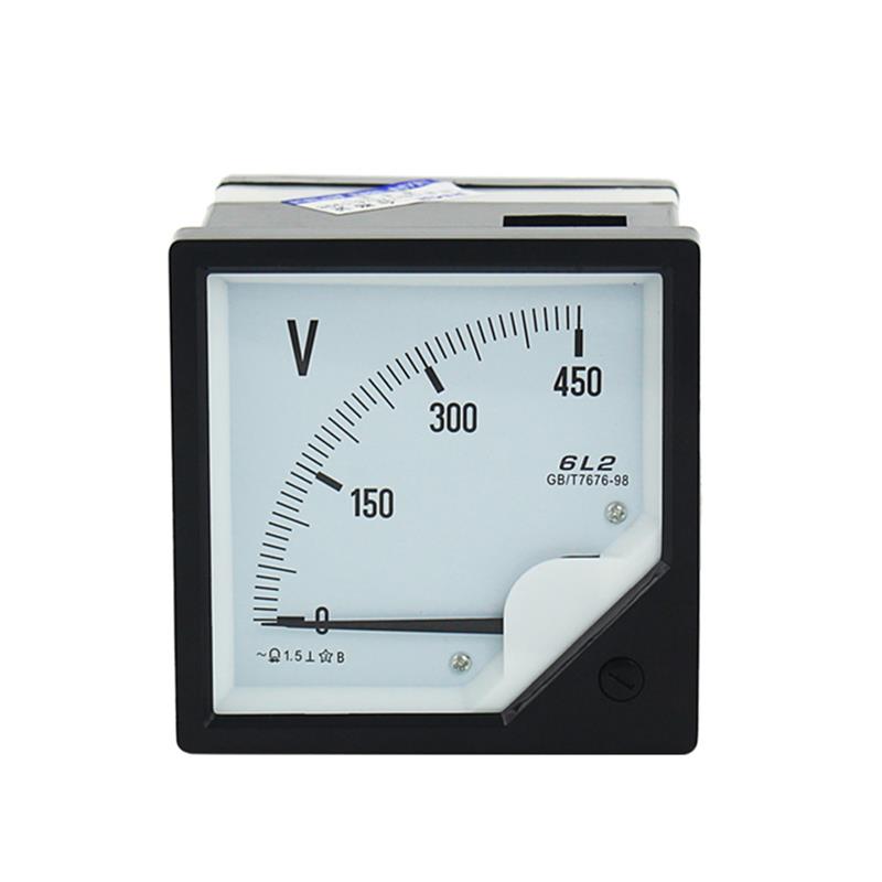 6L2电流表50/5A100/5A 交流指针式电压表450V500V10KV/100V高精度