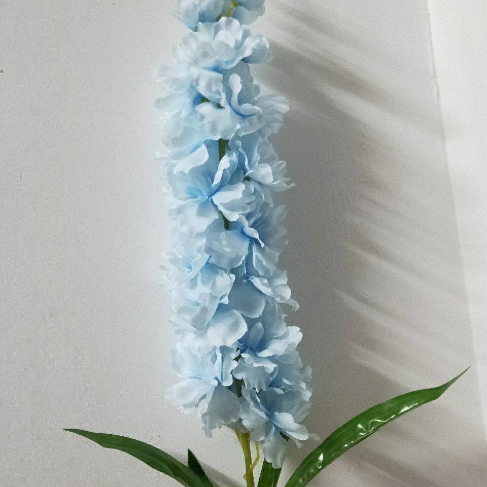 极速仿真花紫罗兰风信子假花绢花家居装饰橱窗婚庆布景影视道具华