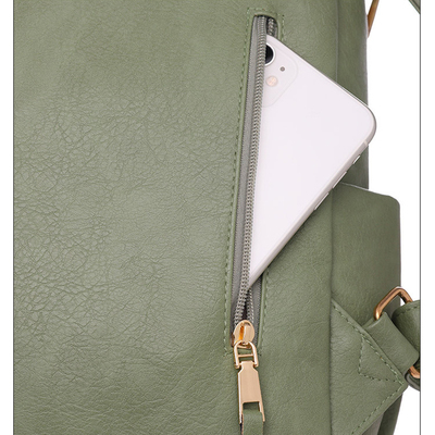 极速Women Backpack sheepskin Leather Backpack Women new fash