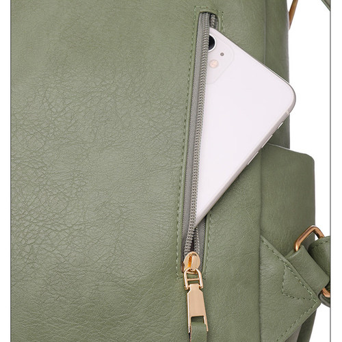 极速Women Backpack sheepskin Leather Backpack Women new fash