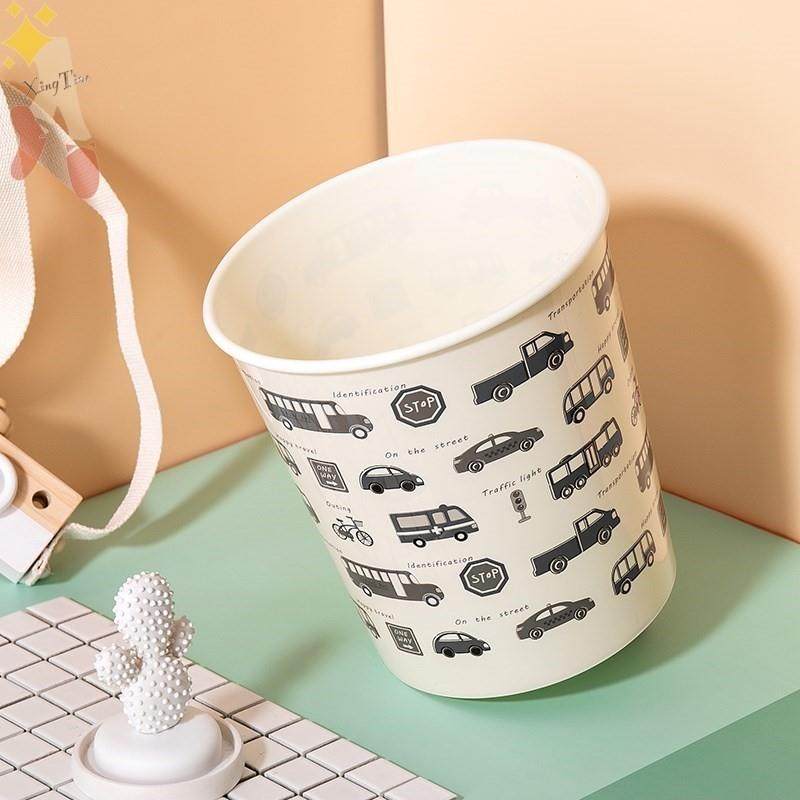 北欧小ins 无盖少女心收纳桶家用创意小号桌面茶几可爱迷你垃圾桶