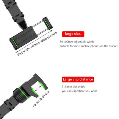 极速Car Phone Holder Universal Clip 360 Degree Rotatable Car