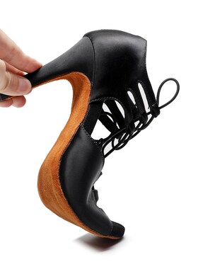 极速free shipping Salsa Jazz Outdoor Rubber Sole Social Lati