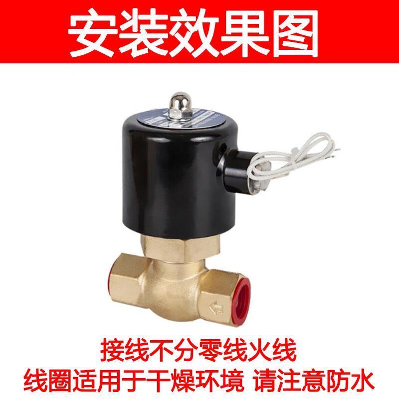 好货新品全铜耐高温蒸汽阀线圈2LUS15 20 25 32 40 50电磁阀220v