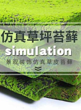 极速塑料仿真青苔苔藓微景观装饰布景模型绿色室内装饰布置园艺场