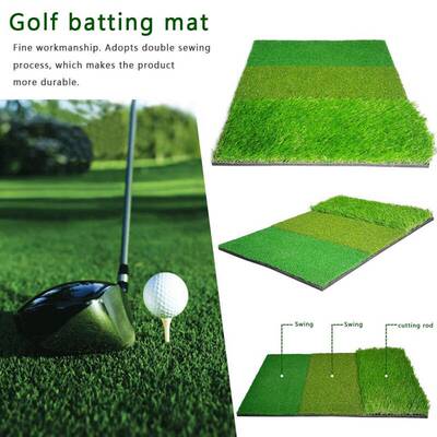 极速3in1 40cm x 60cm EVA Golf Hitting Practice Mat Artificia