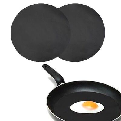 好货2Pcs/set Non-stick Mat Heat Resistant Pan Mat Reusable