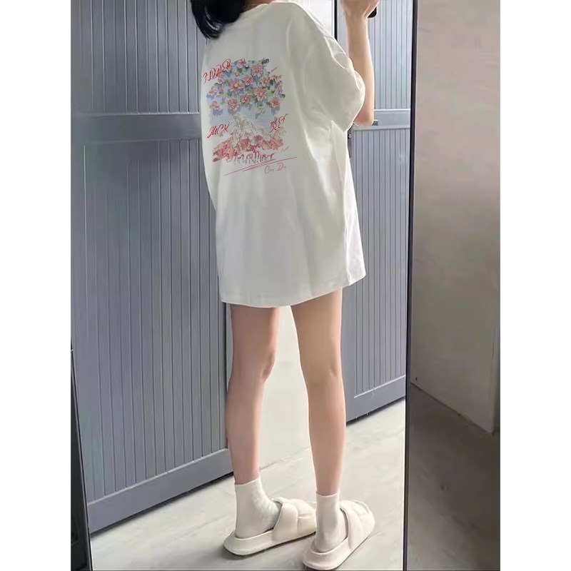 好货孕妇装夏款2025新款上衣中长款时尚气质短袖t恤夏季休闲韩版