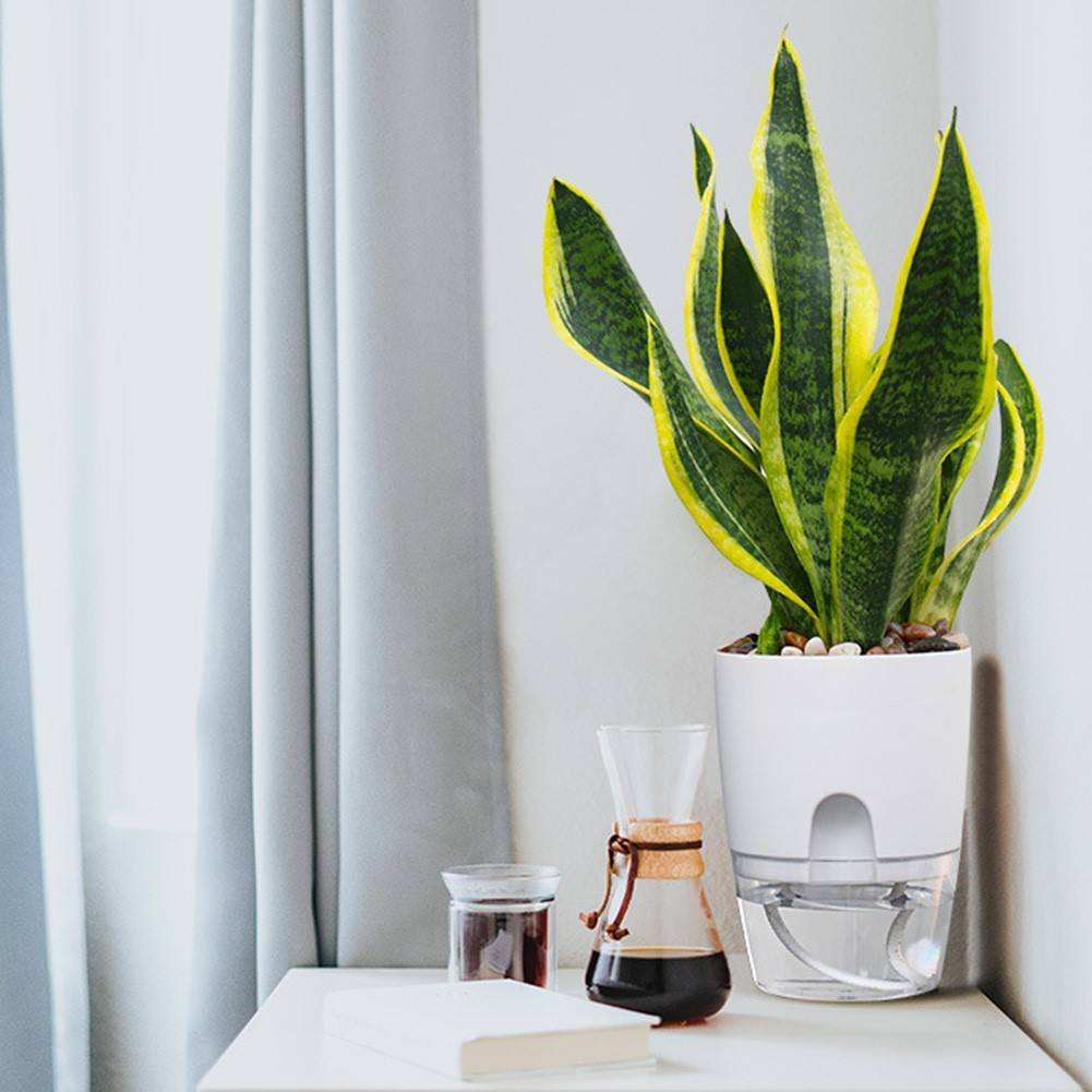 Plastic Watering Planter Handmade Self Watering Plant Flower