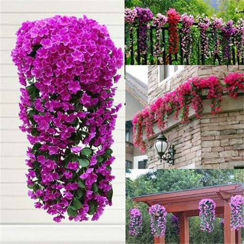 极速5 Petals Orchid Fake Flower Party Decoration Simulation