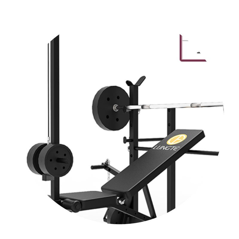 极速Fitness equipment bench press rack barbell squat racks d