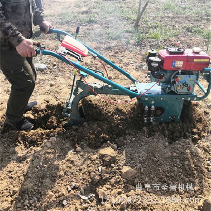 好货柴油耘地犁地机 汽油手推式施肥机 山坡地链轨式农用趟地机
