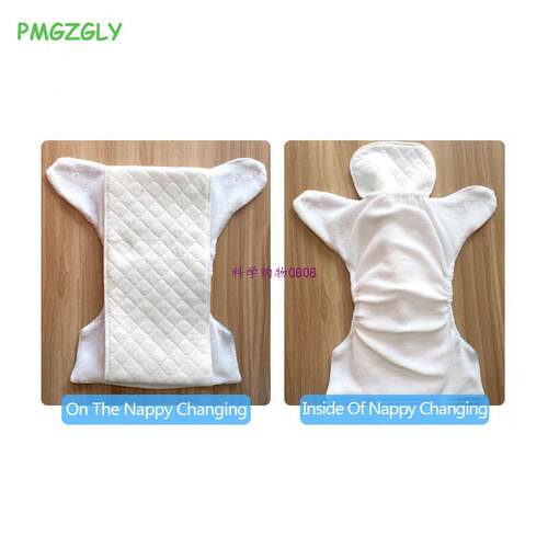 极速Waterproof Solid Color Baby Diapers Reusable Cloth Nappy