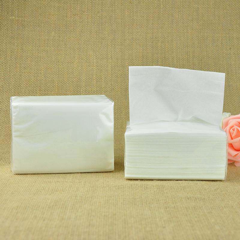 勿相忘酒店散装抽纸餐厅面巾纸3层纸巾餐巾纸卫生纸100抽包邮