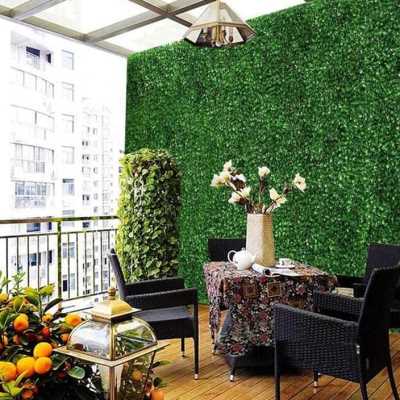 极速40x60cm Artificial Grass Plant Lawn Panels Wall Fence Ho
