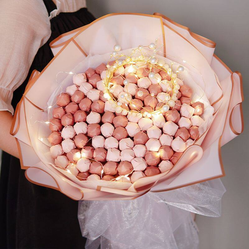 极速99颗创意棒棒糖花束diy包装材料包生日礼物送闺蜜女友七夕情