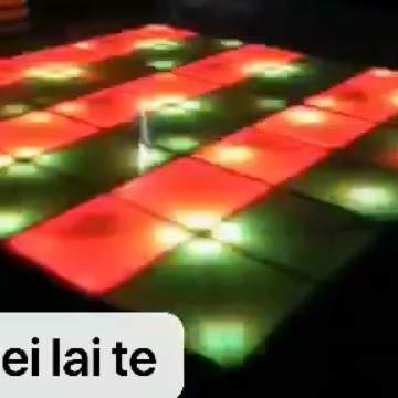 1mx1m LED换色条舞台地板砖 dmx带放射效果走秀舞台地板灯炫彩