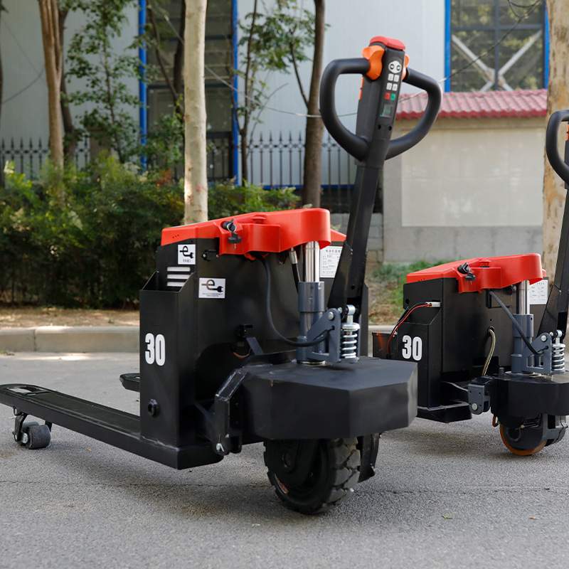 小型全自动电动地牛电动叉车液压装卸车仓库工地托盘搬运车