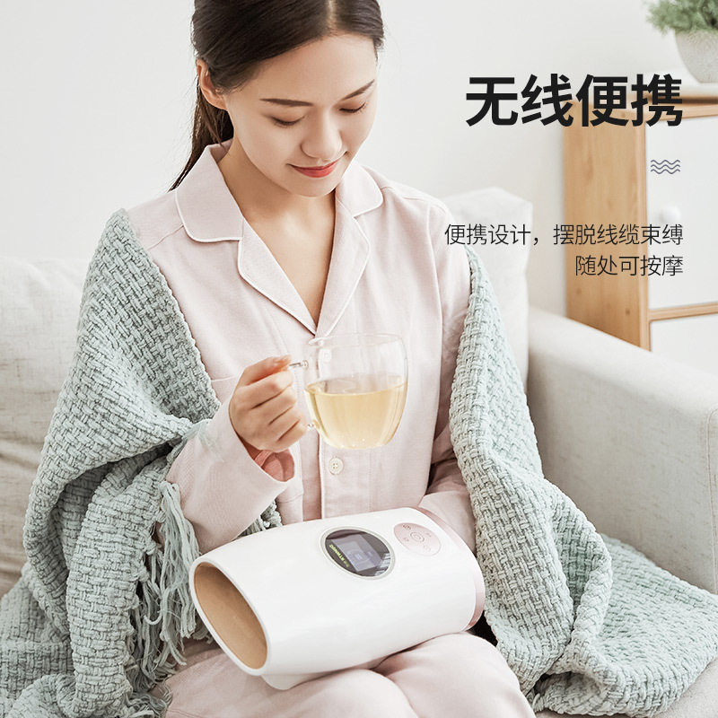 厂家批发仿人手揉捏触屏手部按摩仪手部智能热敷老人按摩器