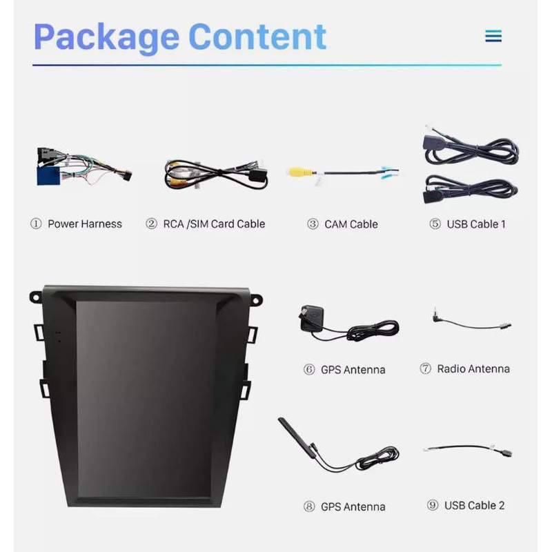 适用于福特蒙迪欧竖屏导航仪Ford Mondeo Car Multimedia Player