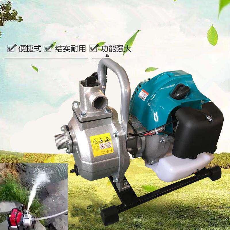 二冲程水泵一寸汽油机水泵自吸泵灌溉水泵菜地浇水实用水泵家用