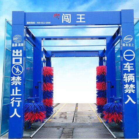 大型通过式大巴智能洗车机全自动高压喷淋清洗商用巴士清洗省