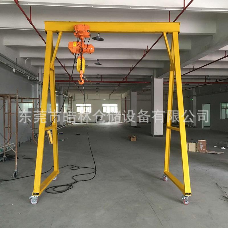 现货供应移动龙门架1-5吨重型龙门架电动葫芦起重机龙门吊架