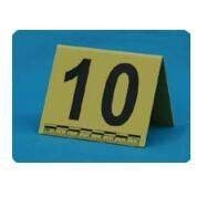 黄色塑料物证牌 号码1-30 直比例尺 ABS物证牌