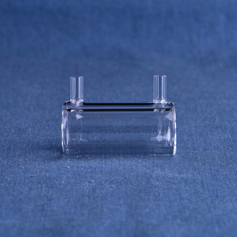 双层石英管石英玻璃管石英方缸透明石英玻璃套管供应