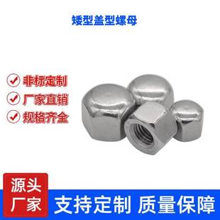 M5M6M8M10M12M16M20 厂家直销 DIN917六角盖型 矮形六角盖形螺母