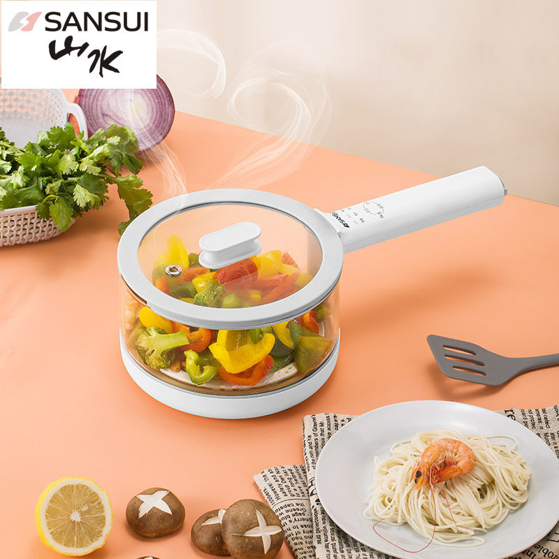山水（SANSUI） 电煮锅多功能料理锅电火锅SD-69DY（配蒸笼）