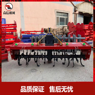 农用四轮拖拉机带 旋耕机松土机 整地耕种松土大型耕地开荒翻土机