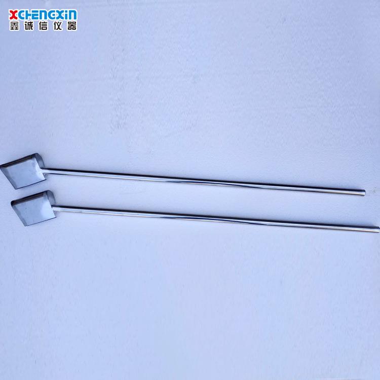 定做长2米扁口取样勺加长手柄不锈钢杆鸭嘴取样勺口宽5/10/15mm