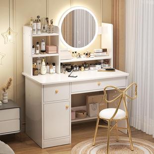 化妆桌梳妆台卧室简现代约小户型化妆台梳妆桌卧室书桌梳妆台一体