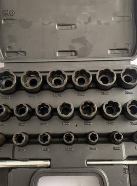 新款加长反牙套筒破损螺母螺栓取出器防盗螺丝拆卸工具其他麦太保